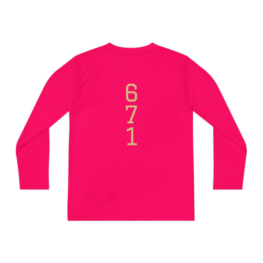 Guam 671 Long Sleeve Youth Tee "Where America's Day Begins"