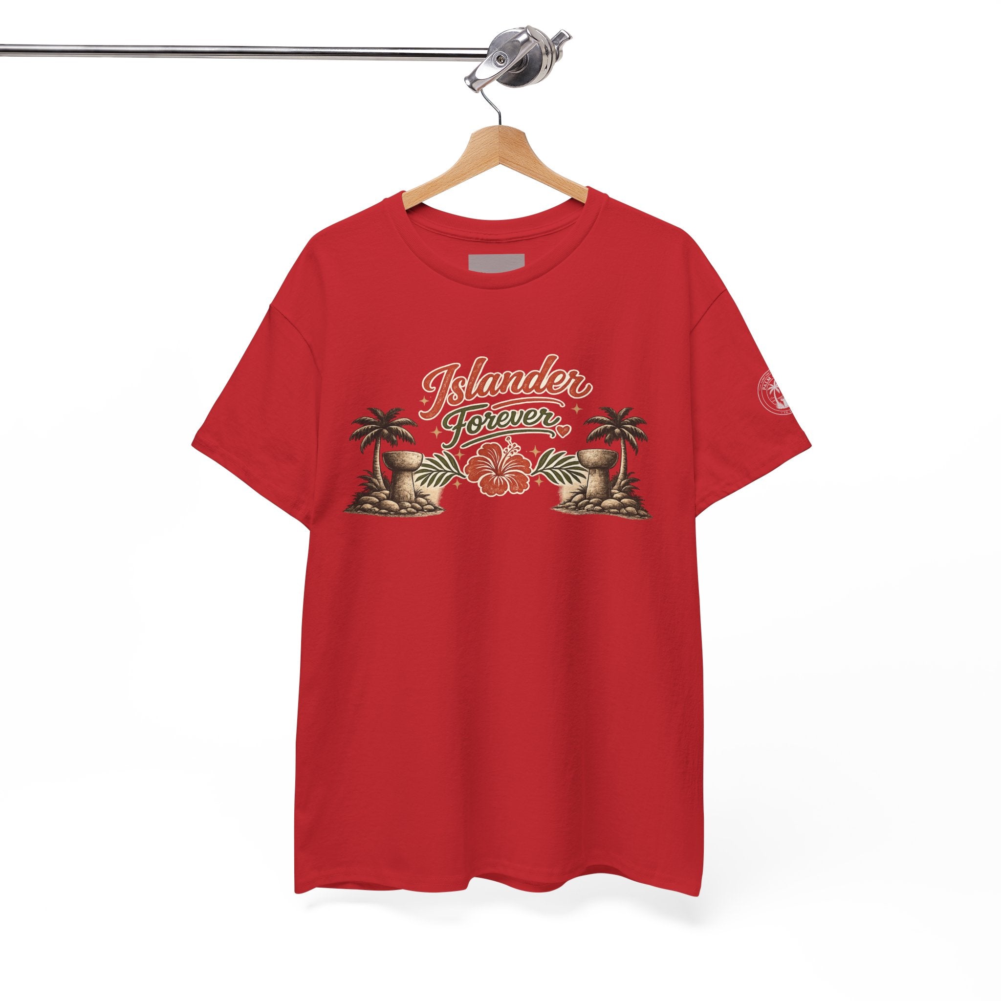 Personalized Islander Forever Unisex Heavy Cotton Tee (sample mockup)