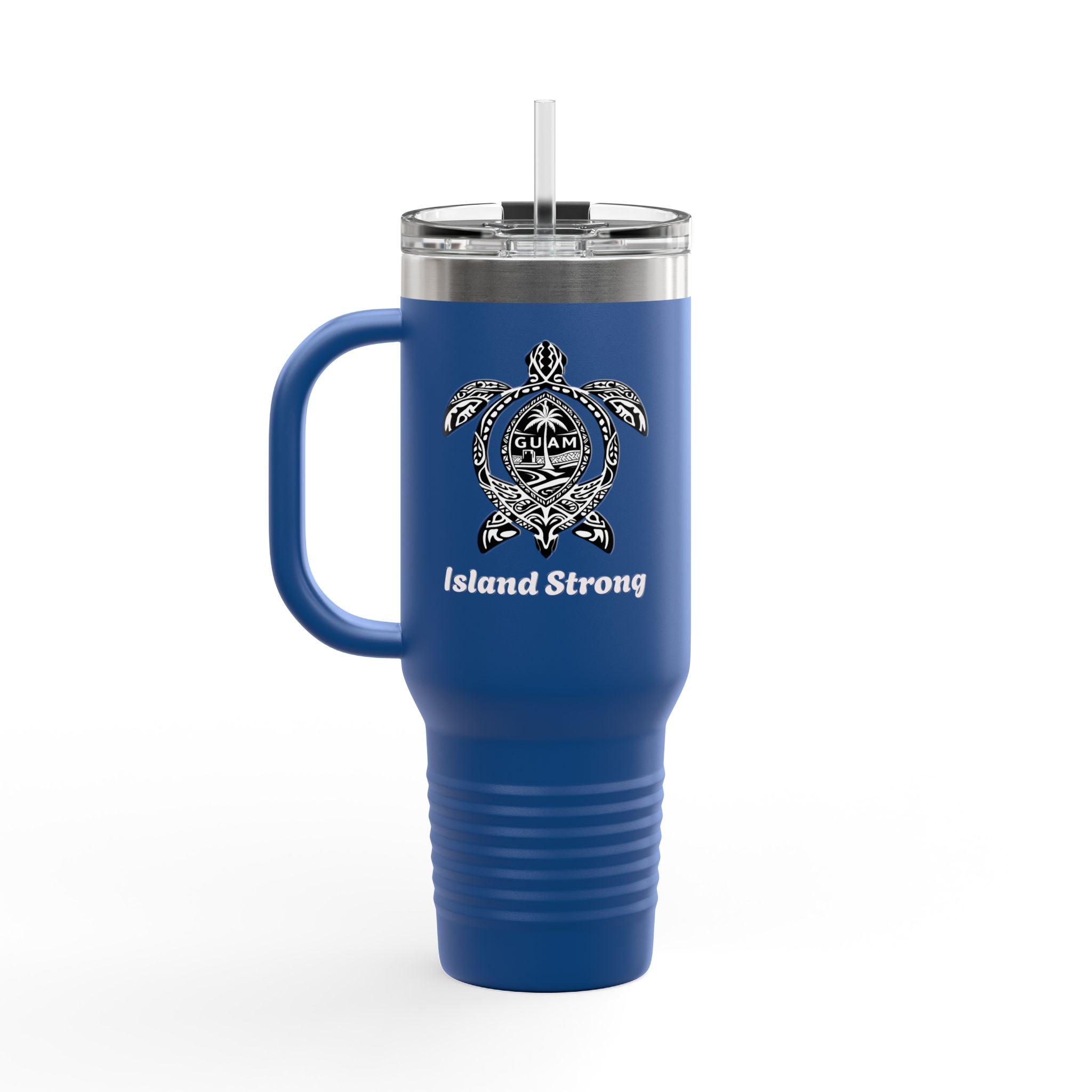 40oz Insulated Travel Mug | Personalized Name | Mason Sea Turtle Design