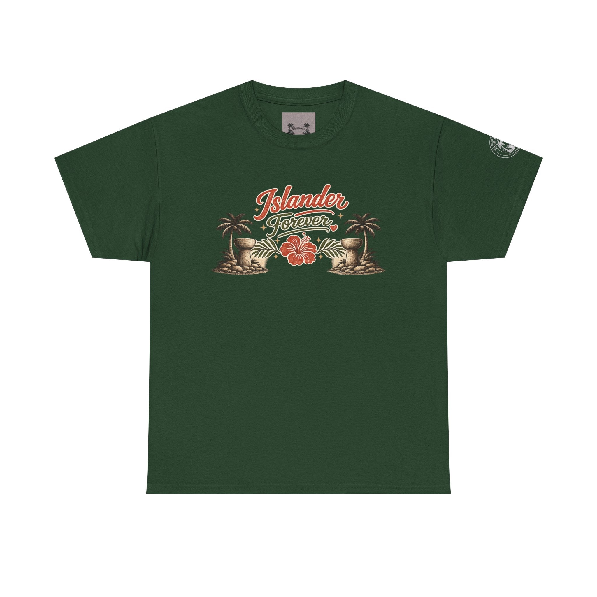 Personalized Islander Forever Unisex Heavy Cotton Tee (sample mockup)