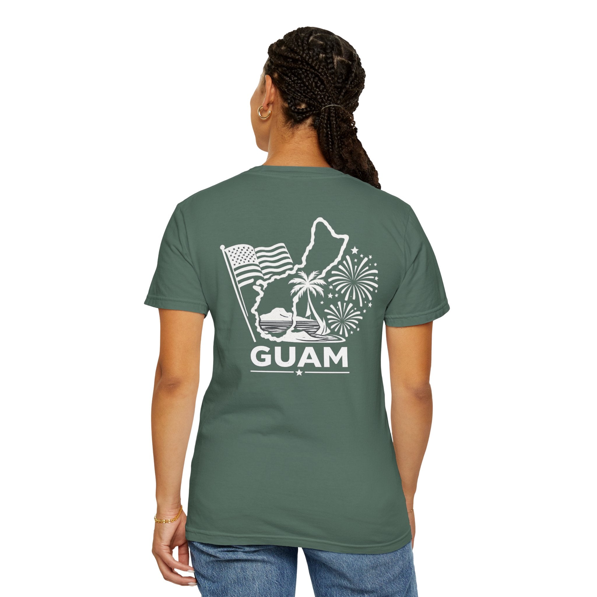 Adults Unisex 4th of July Island-Style T-Shirt