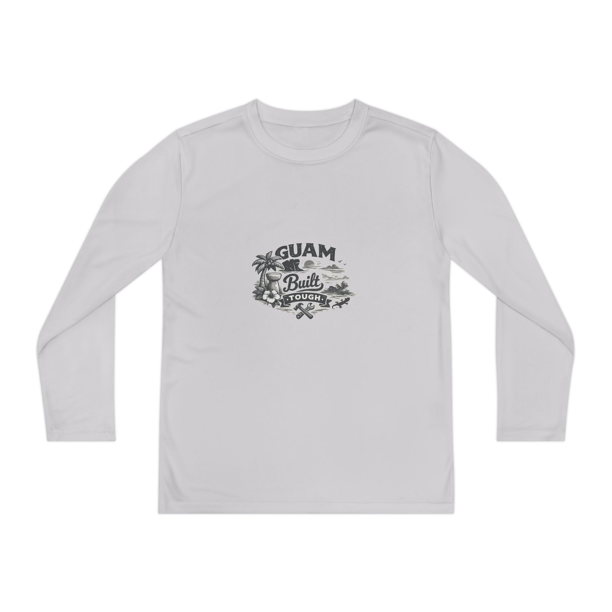 Guam Built Youth Long Sleeve Tee | Island Pride Graphic Shirt