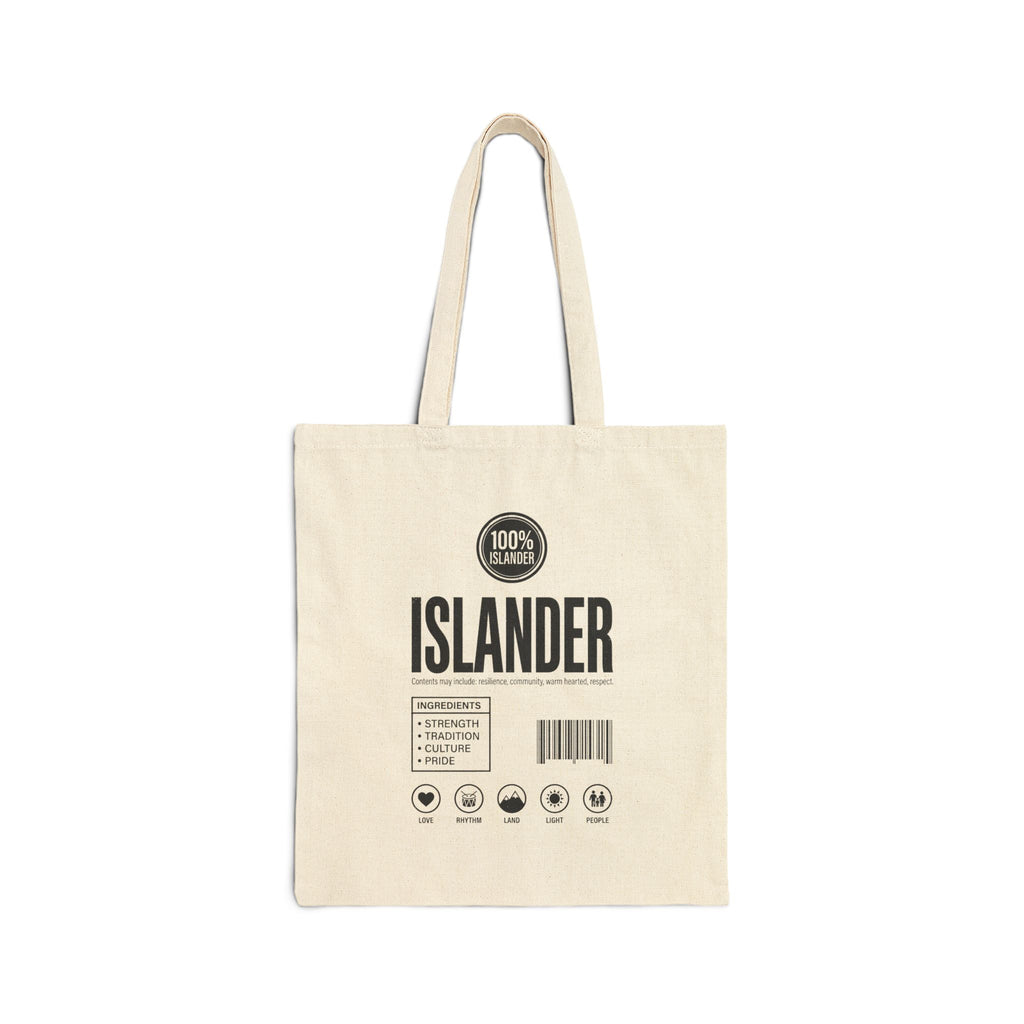100% Islander Cotton Canvas Tote Bag