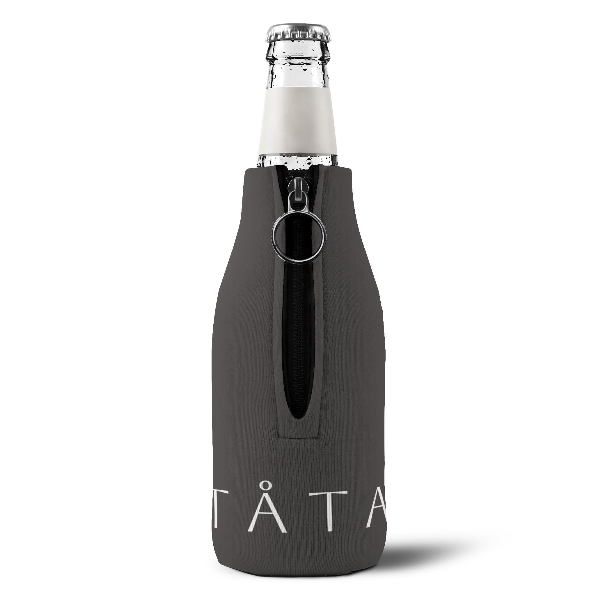 Personalized Tata's Kitchen Zip-Up Bottle Cooler Sleeve | Insulated Bottle/Keg Koozie