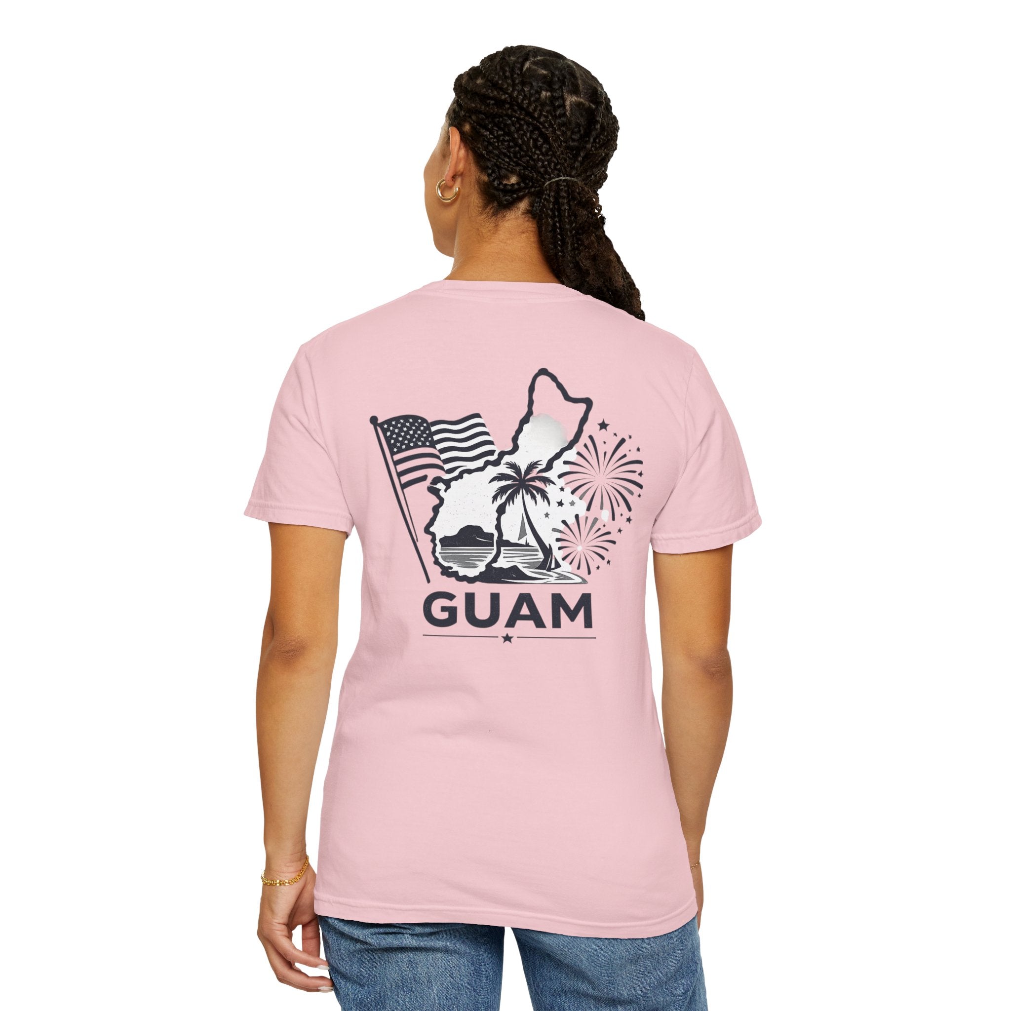 Adults Unisex 4th of July Island-Style T-Shirt