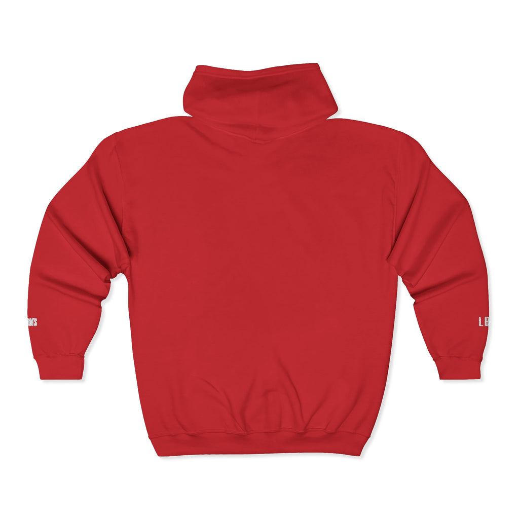 Personalized Unisex Heavy Blend™ Full Zip Hooded Sweatshirt (Add your school name, logo, subject, initials)