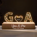 You & Me We Got This Custom Name I Personalized LED Night Light