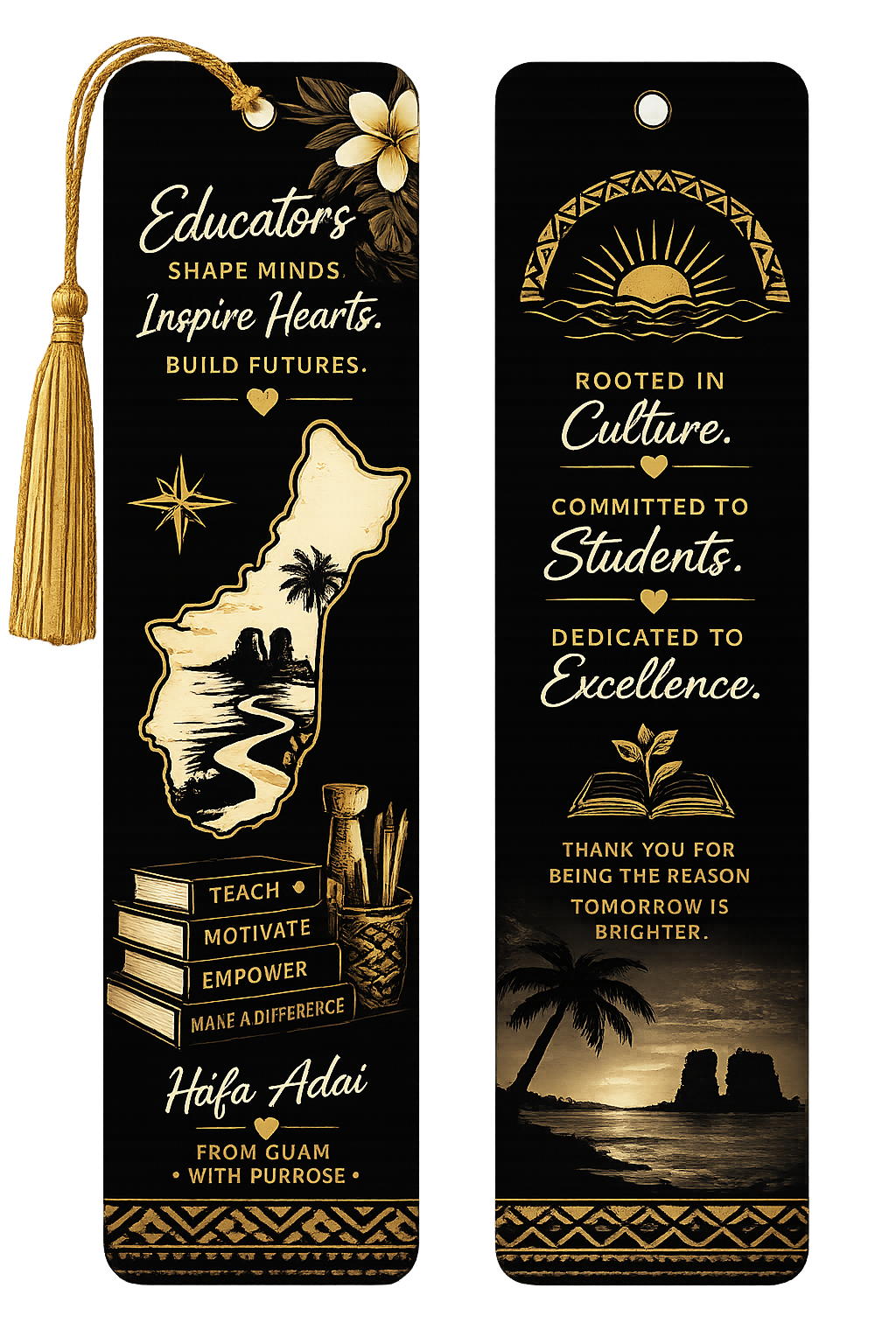 Personalize Metal Bookmark (Add your own image and message)