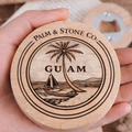 Custom Logo Engraved Magnetic Bottle Opener (sample mockup)