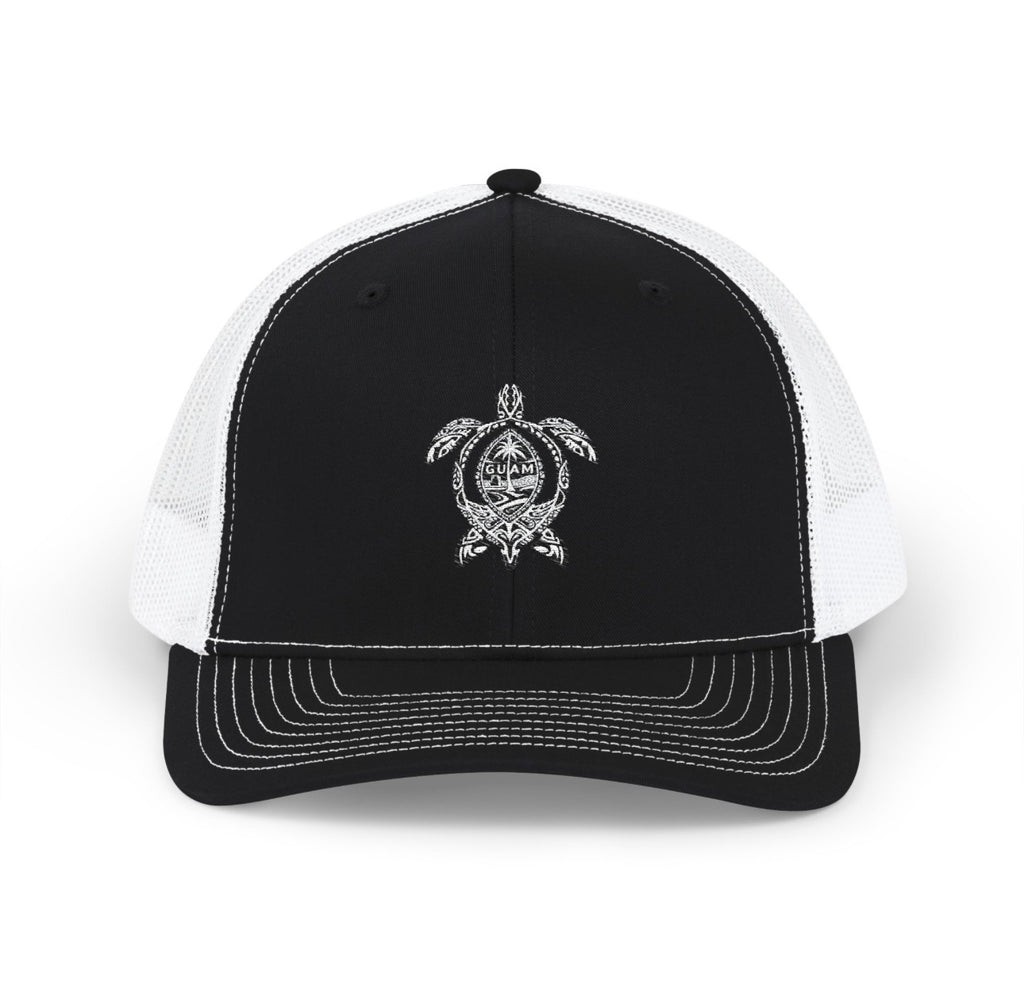 Palm Tree Patch Trucker Snapback Hat | Vintage Island Embroidery