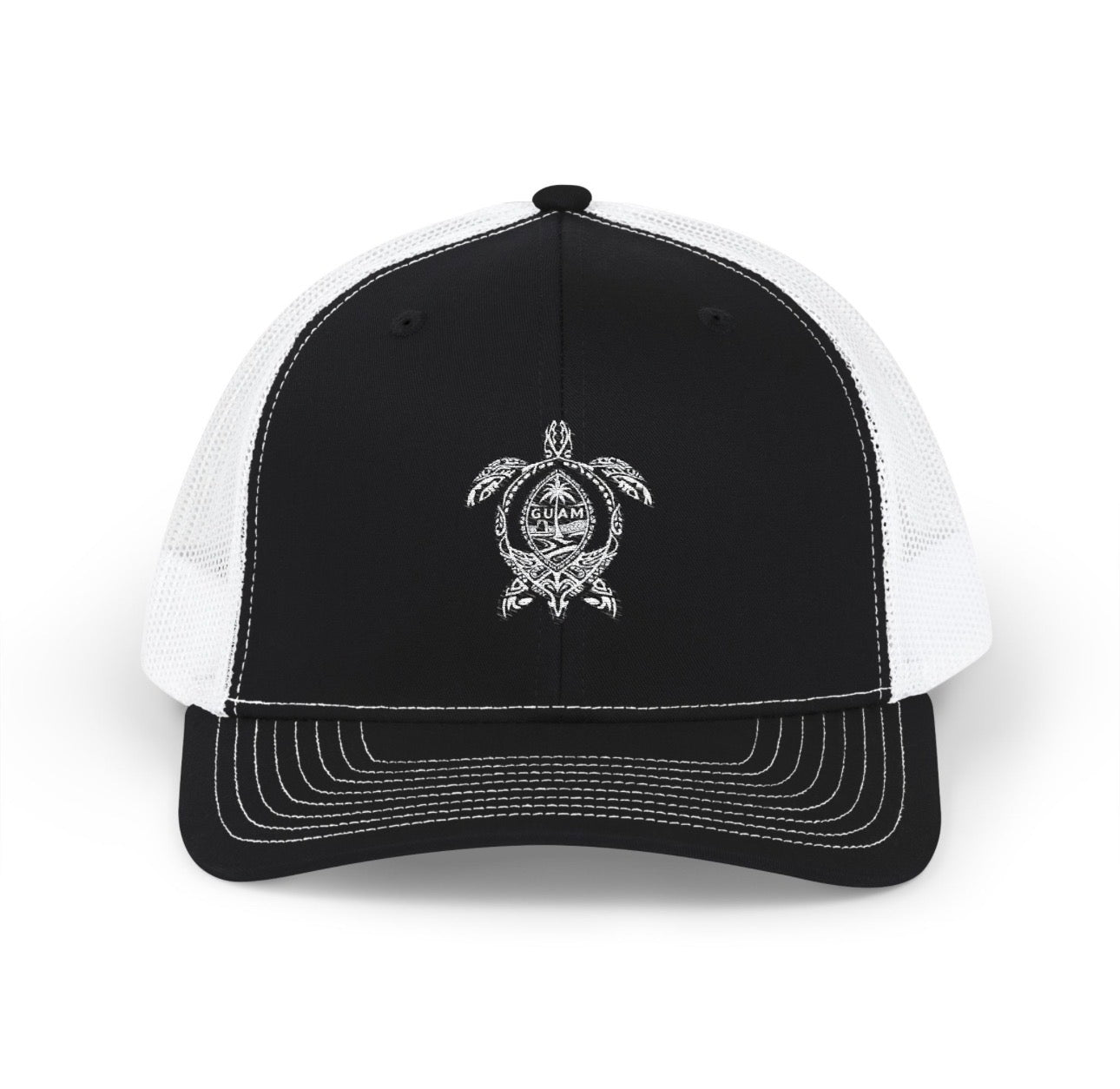 Palm Tree Patch Trucker Snapback Hat | Vintage Island Embroidery