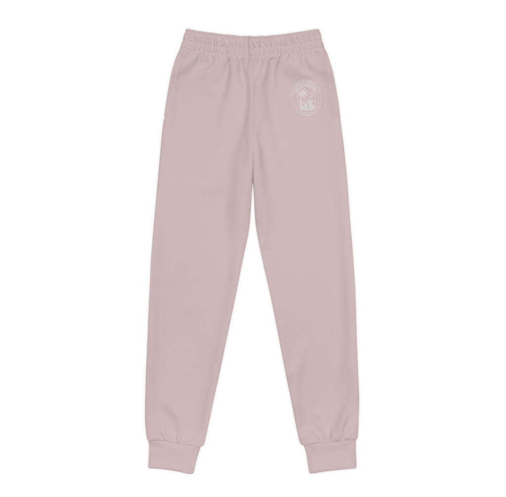 Youth Joggers with Small Crest Logo — Comfortable Kids Athletic Sweatpants