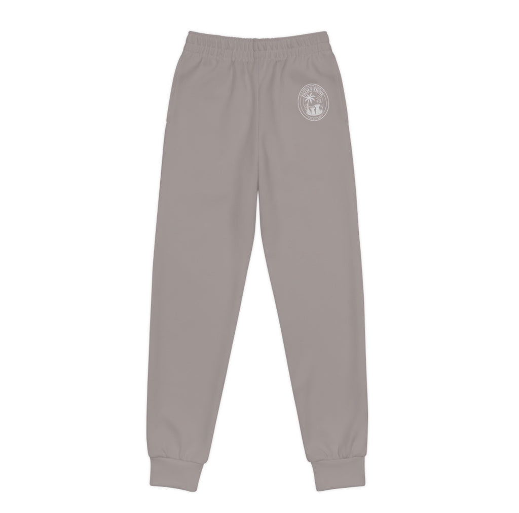 Youth Joggers with Small Crest Logo — Comfortable Kids Athletic Sweatpants