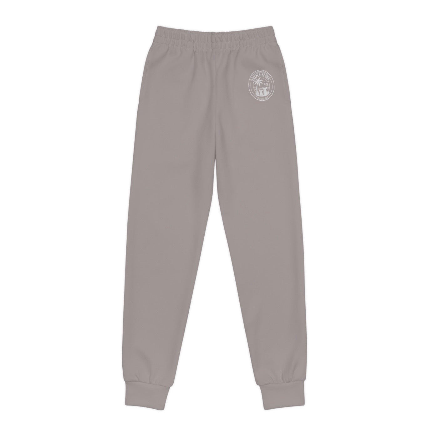 Youth Joggers with Small Crest Logo — Comfortable Kids Athletic Sweatpants