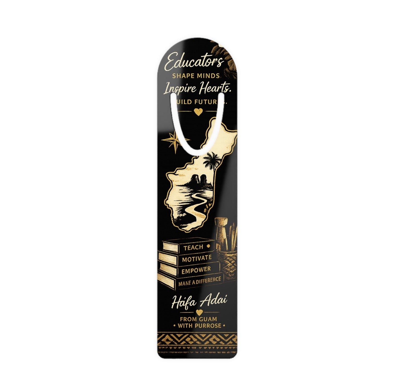 Personalize Metal Bookmark (Add your own image and message)