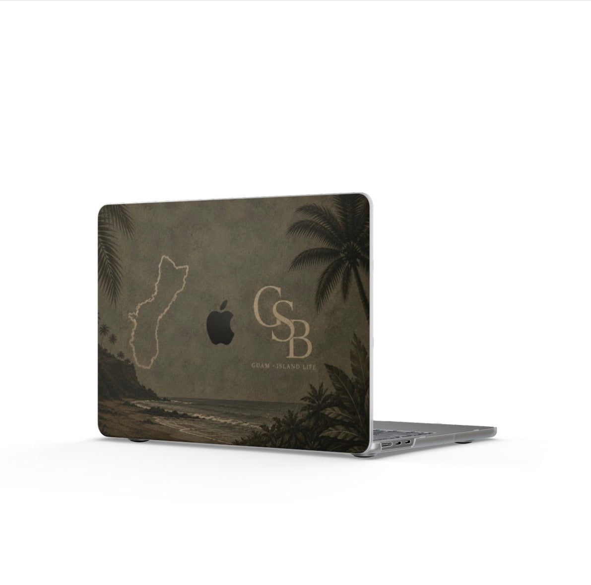 Personalized Matte MacBook Case Sample Mockup (add your own image, logo or text)