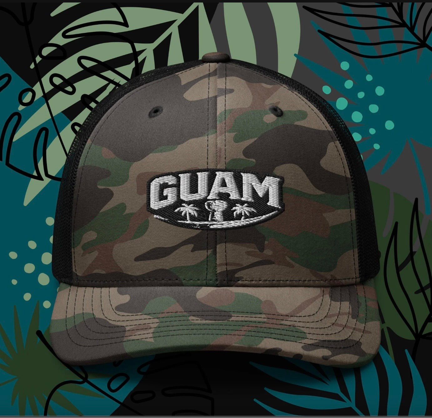Guam Camouflage Trucker Hat