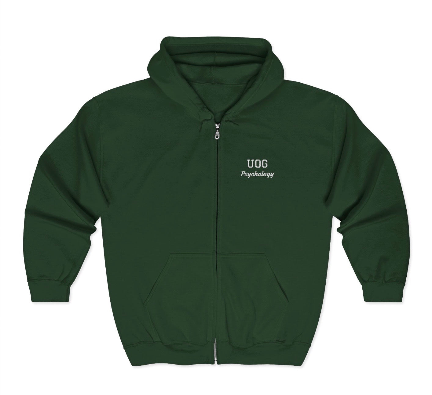 Personalized Unisex Heavy Blend™ Full Zip Hooded Sweatshirt (Add your school name, logo, subject, initials)