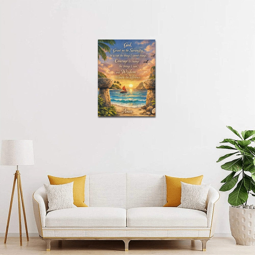 Serenity Prayer Frame Canvas Print 11"x14"