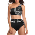 Guam Native Seal High Waisted One Shoulder Bikini Set (S-XXL)