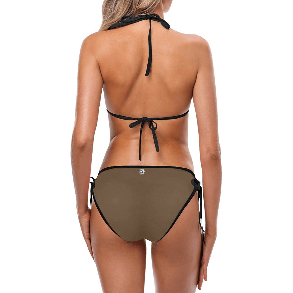 Paradise Bikini Set with Palm&Stone Logo (6 colors | S-5XL)