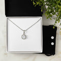 Eternal Hope Necklace and Cubic Zirconia Earring Set