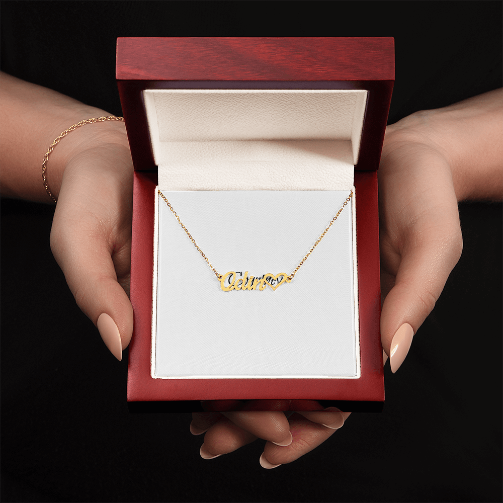 Personalized Heart Name Necklace