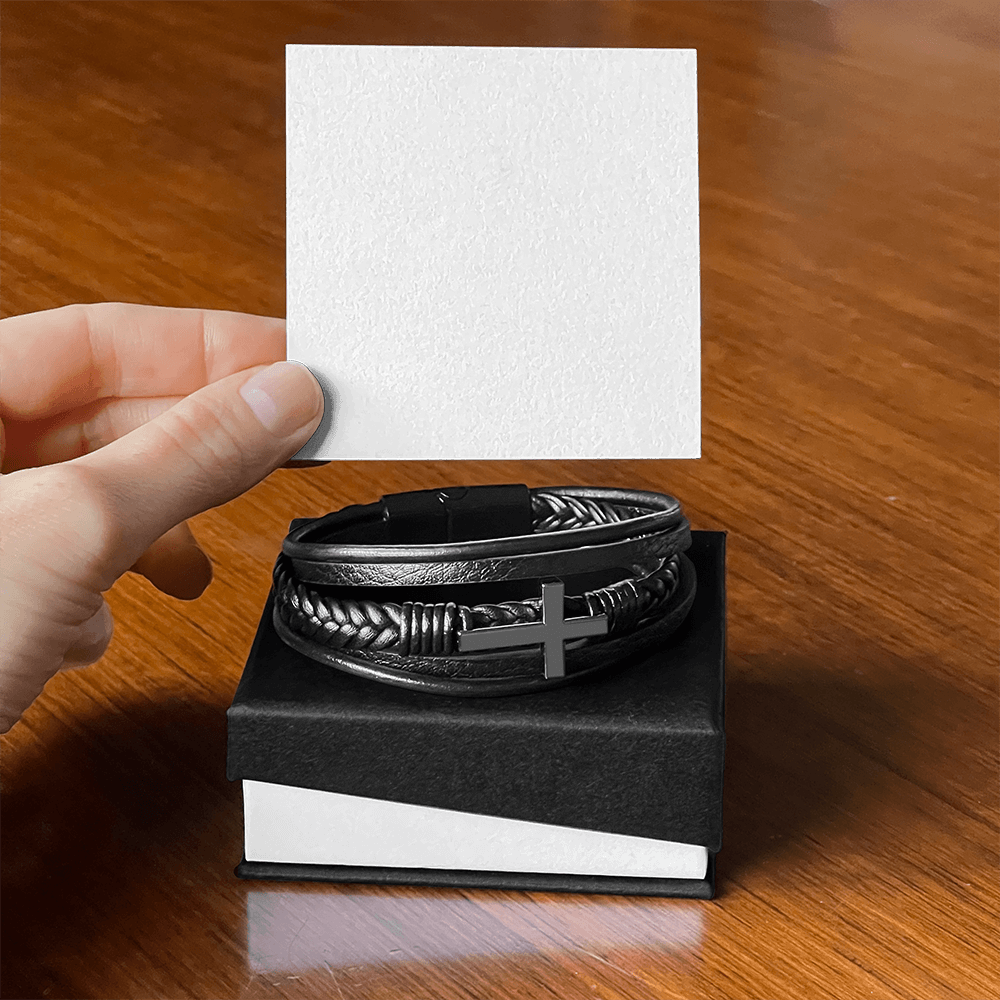 Men's Cross Bracelet