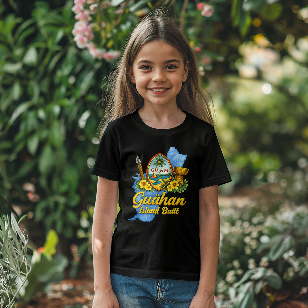 Guåhan Island Built – Kids T-Shirt | Island Pride Tee