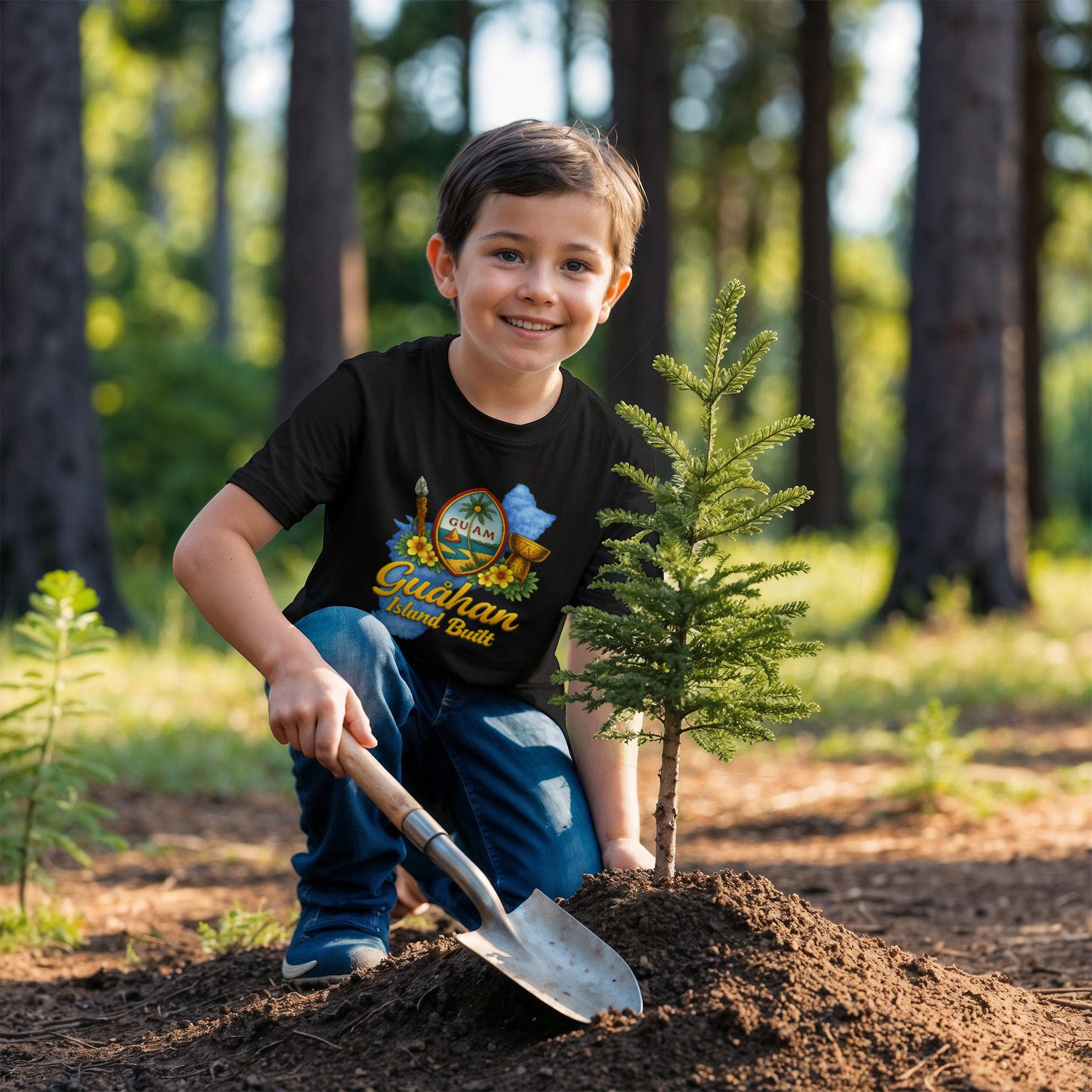 Guåhan Island Built – Kids T-Shirt | Island Pride Tee