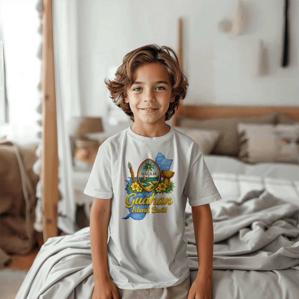 Guåhan Island Built – Kids T-Shirt | Island Pride Tee