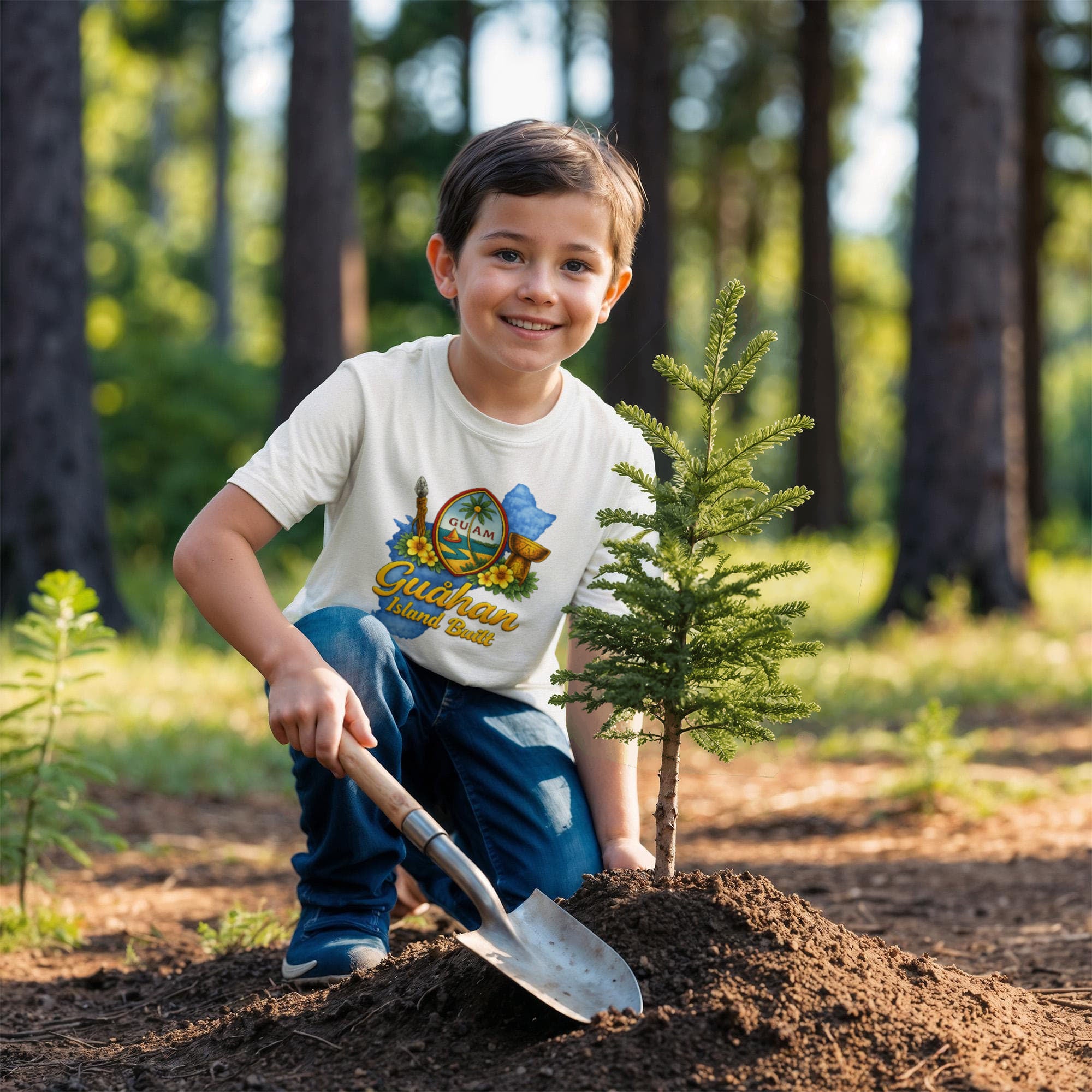 Guåhan Island Built – Kids T-Shirt | Island Pride Tee
