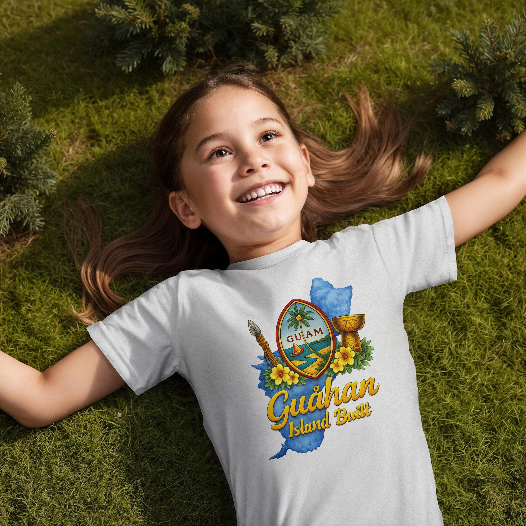 Guåhan Island Built – Kids T-Shirt | Island Pride Tee