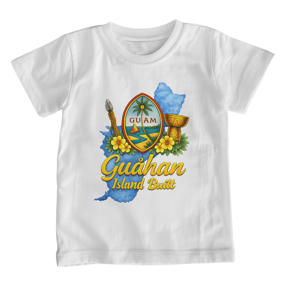 Guåhan Island Built – Kids T-Shirt | Island Pride Tee