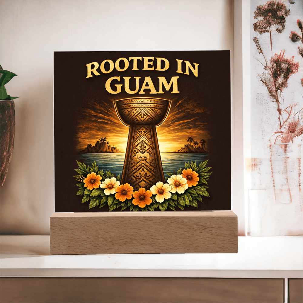 Rooted in Guam Acrylic Keepsake