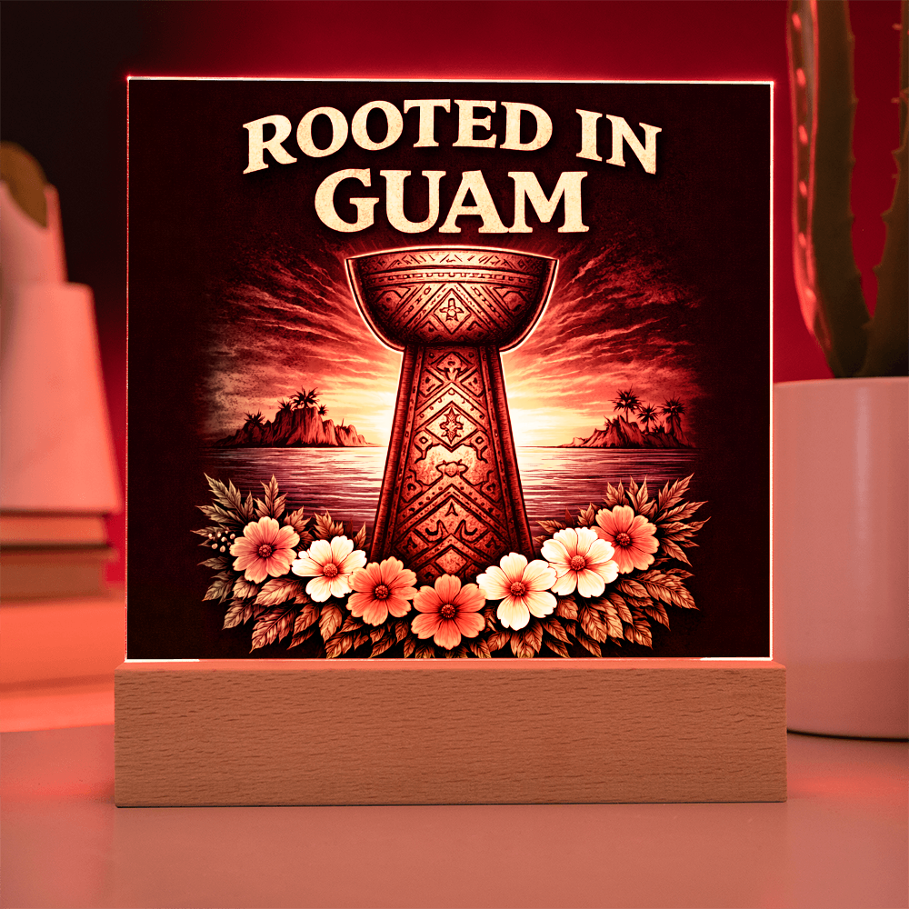 Rooted in Guam Acrylic Keepsake