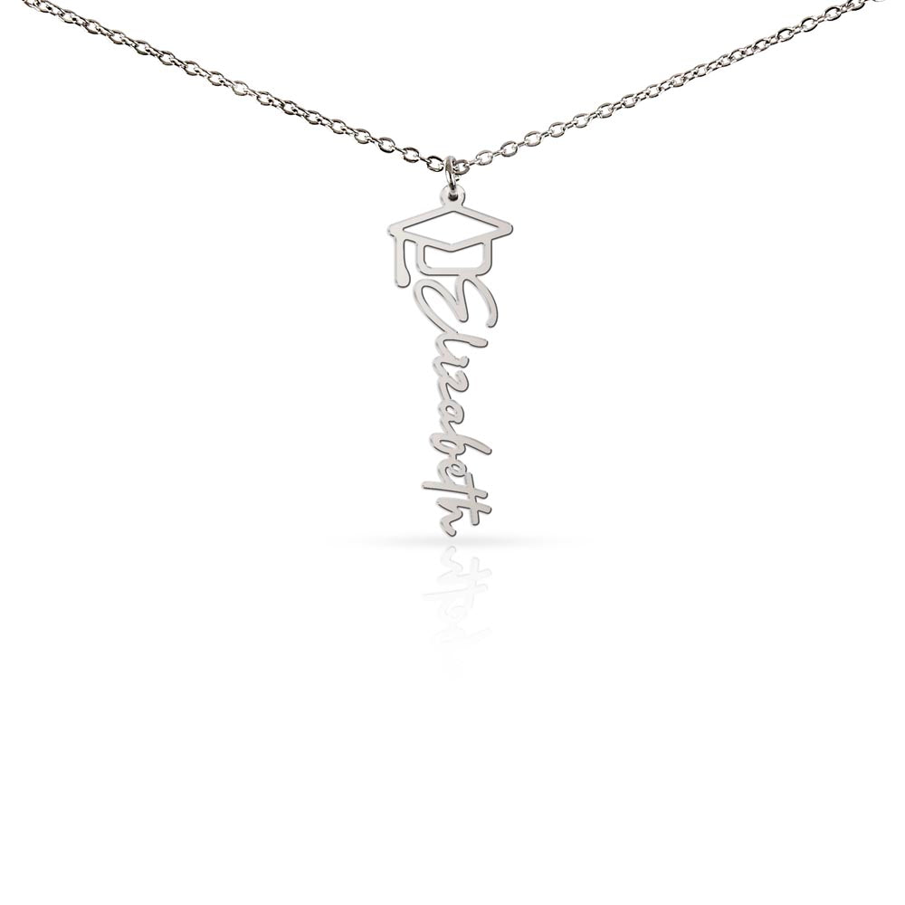 Personalized Graduation Cap Necklace