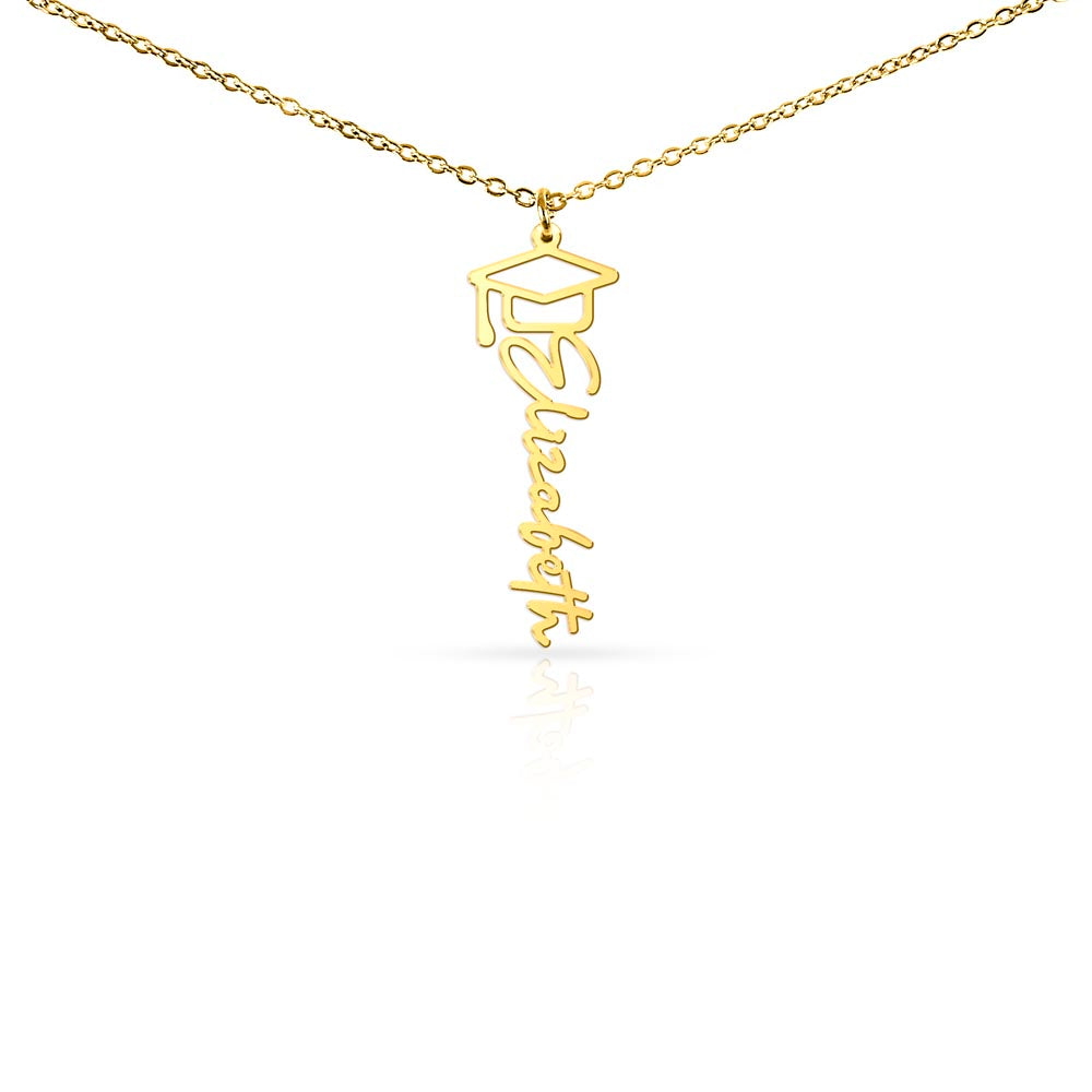 Personalized Graduation Cap Necklace