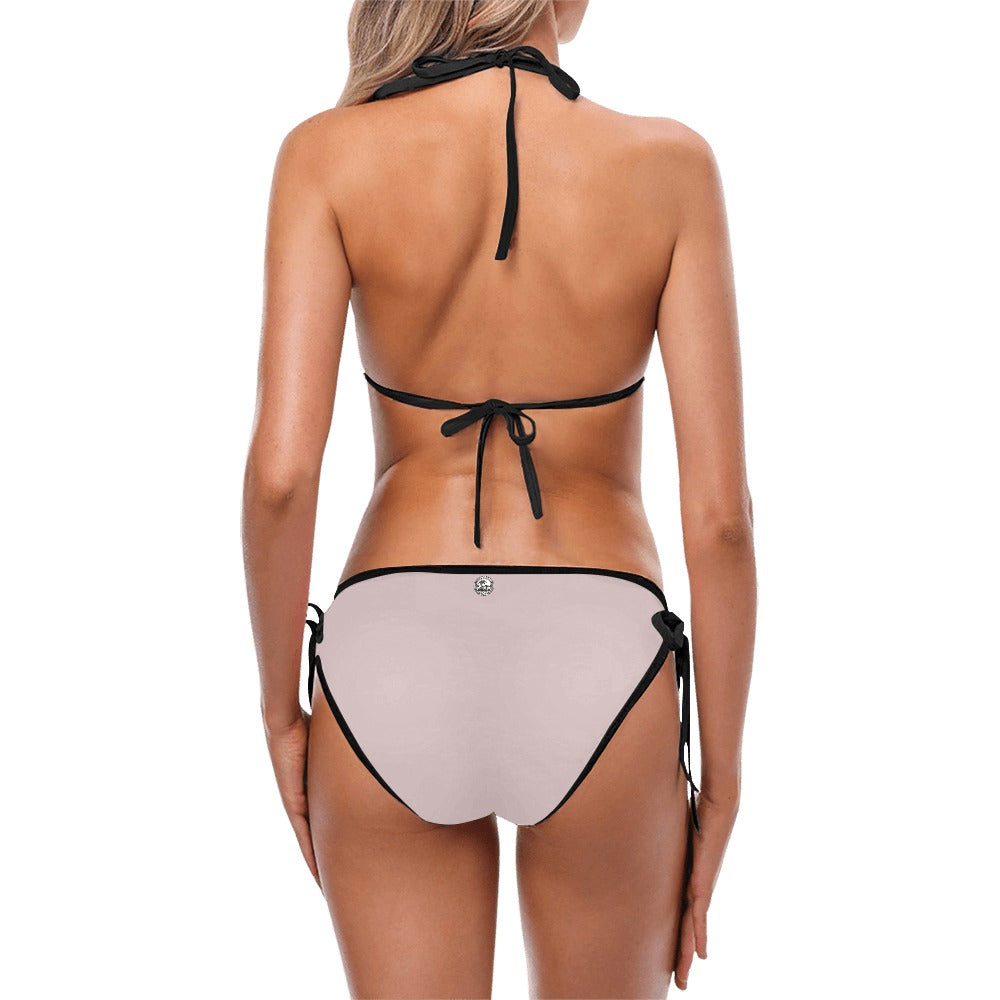 Paradise Bikini Set with Palm&Stone Logo (6 colors | S-5XL)