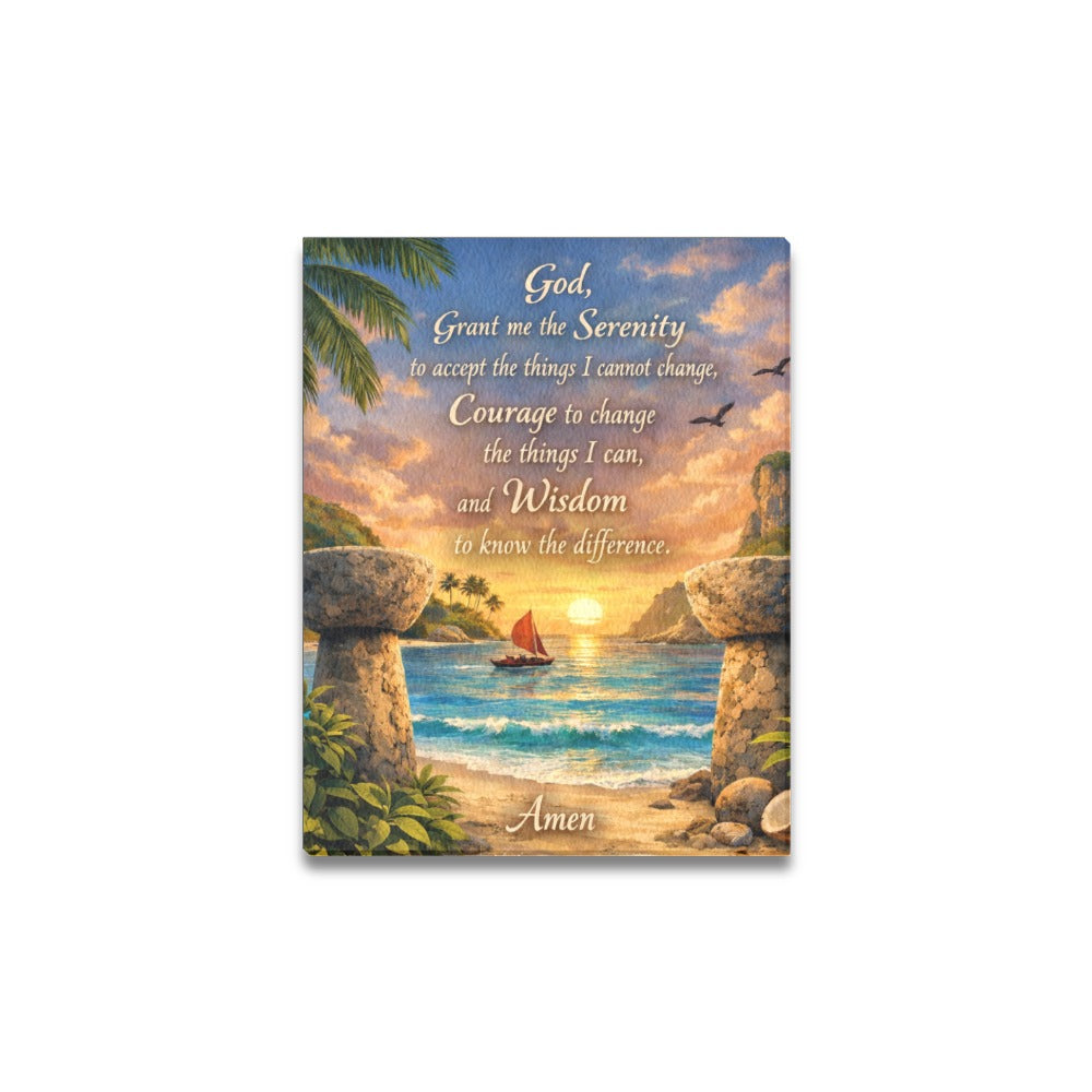Serenity Prayer Frame Canvas Print 11"x14"