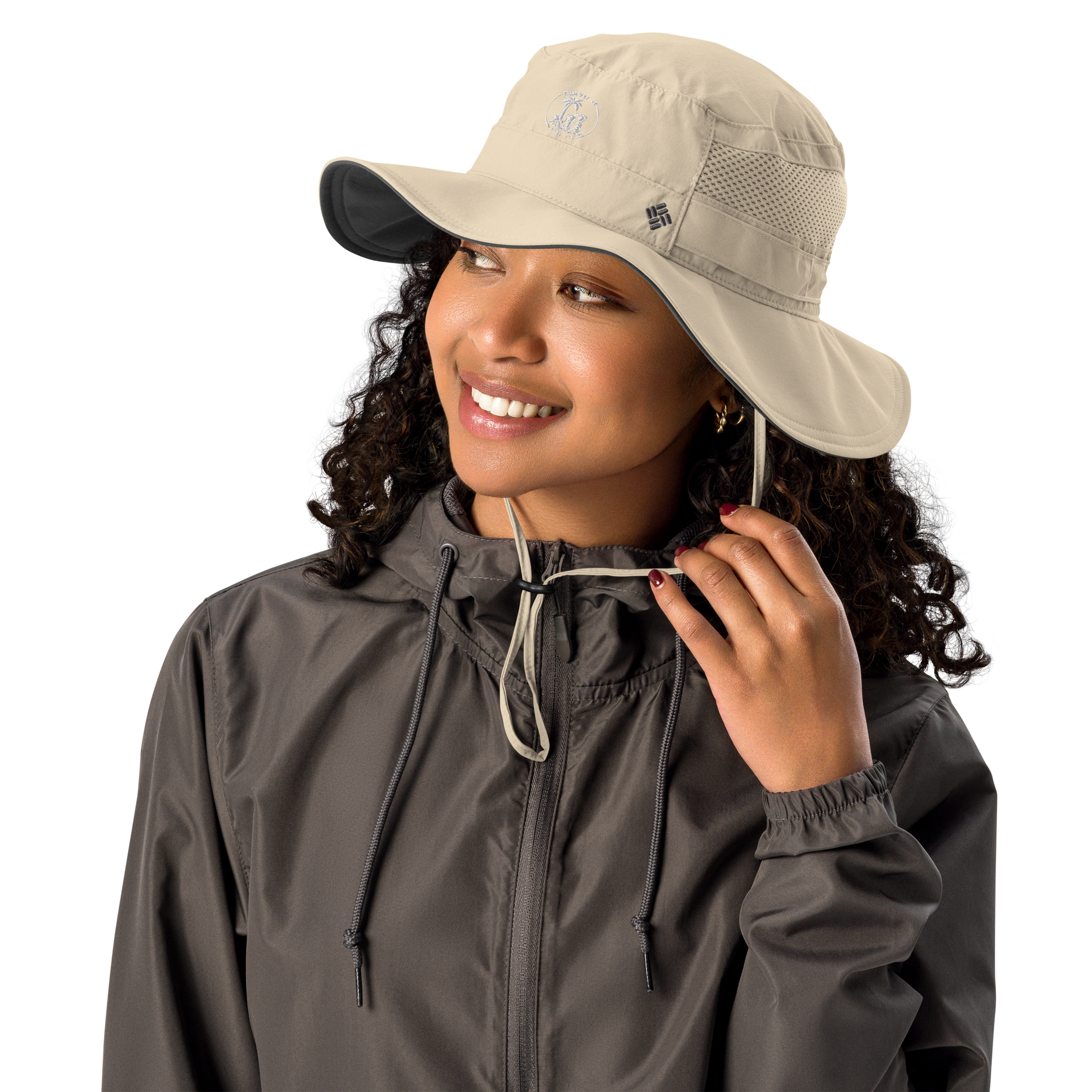 Personalized Palm & Stone Columbia Booney Hat