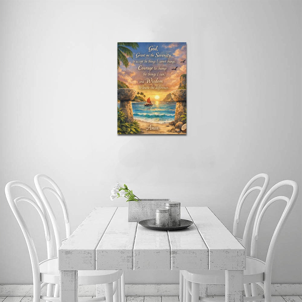 Serenity Prayer Frame Canvas Print 11"x14"