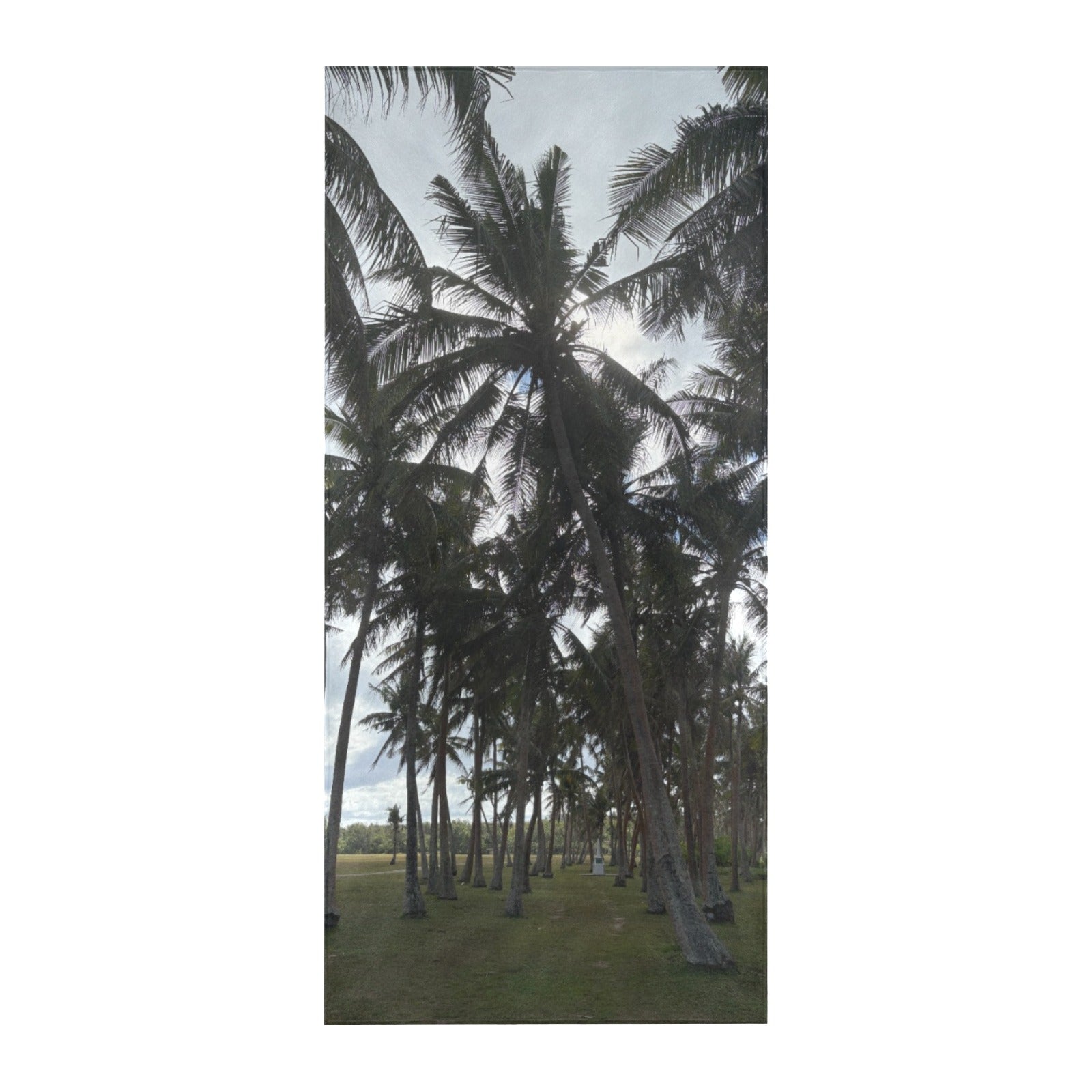 Guam Beach Scene Towel Suede  31.5"x 71"