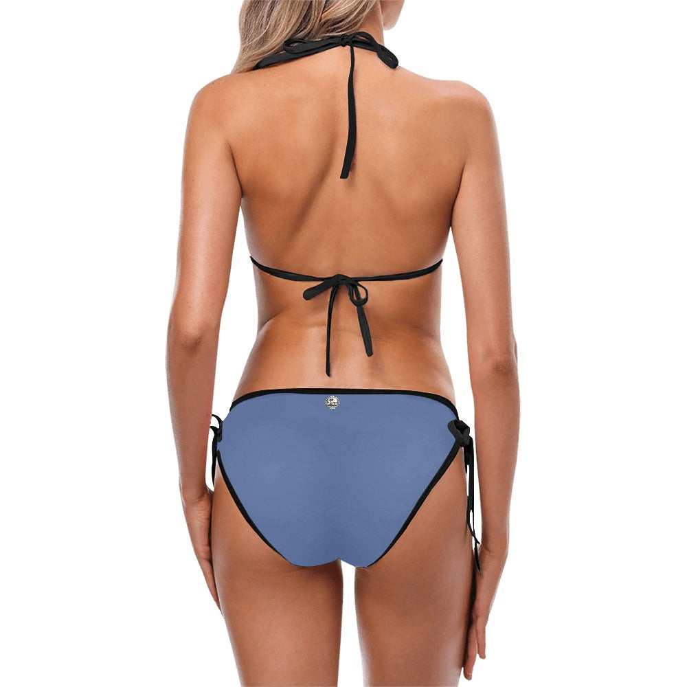 Paradise Bikini Set with Palm&Stone Logo (6 colors | S-5XL)