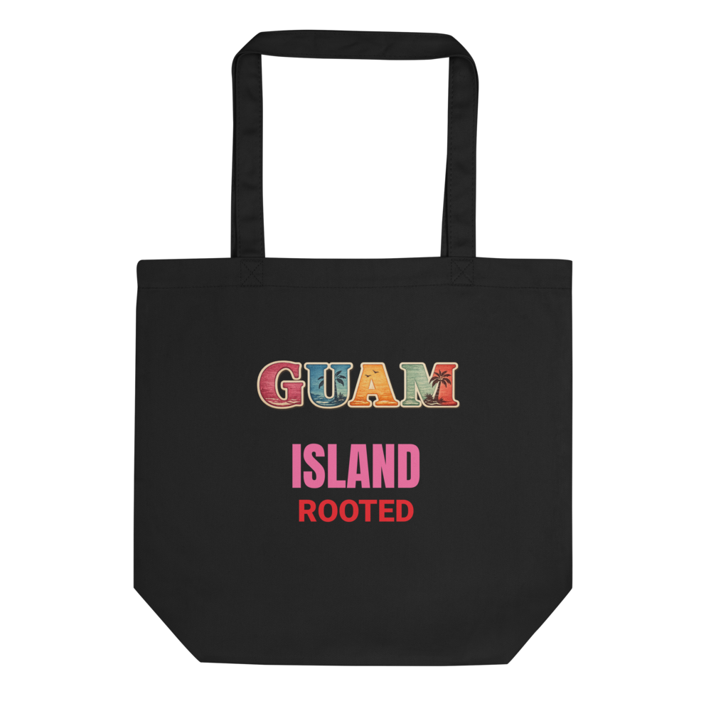 Personalized GUAM Island Rooted Eco Tote Bag