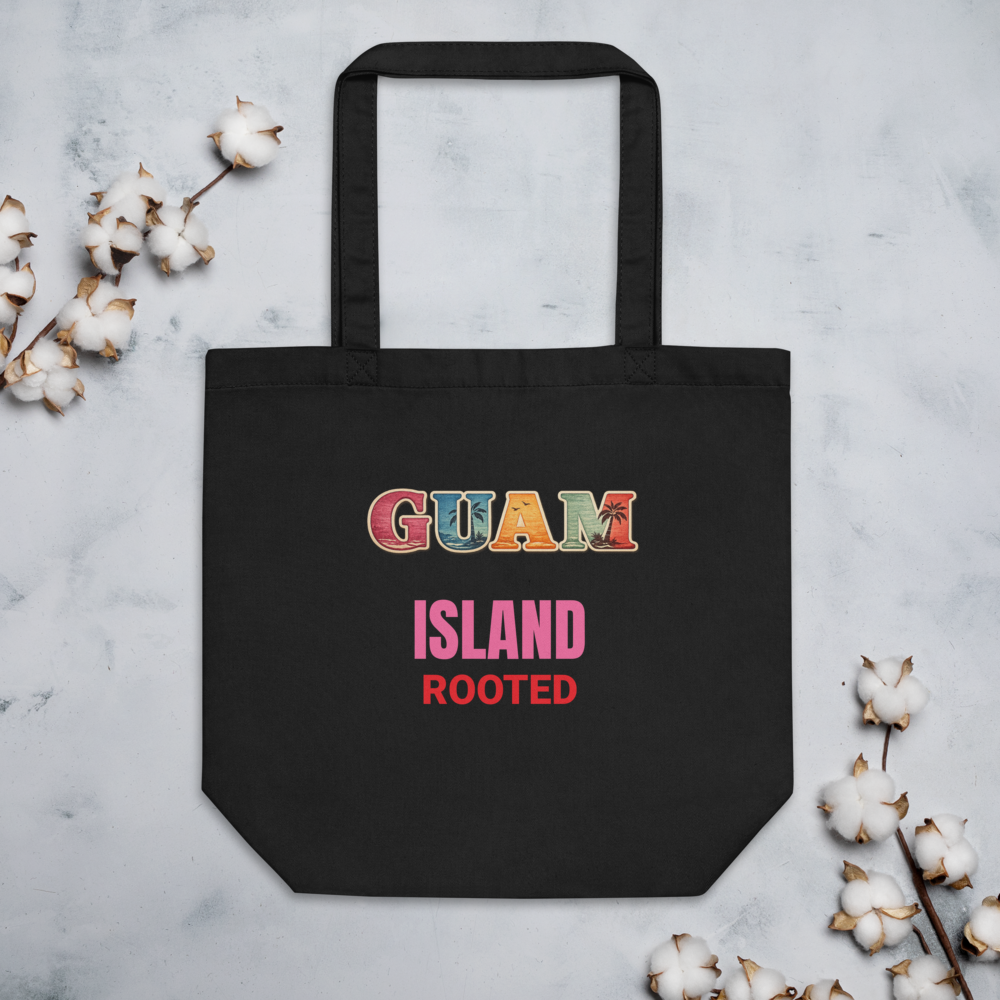 Personalized GUAM Island Rooted Eco Tote Bag