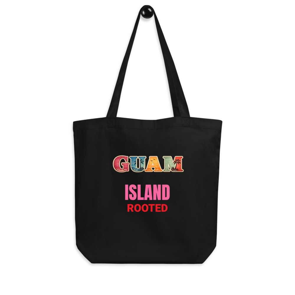 Personalized GUAM Island Rooted Eco Tote Bag