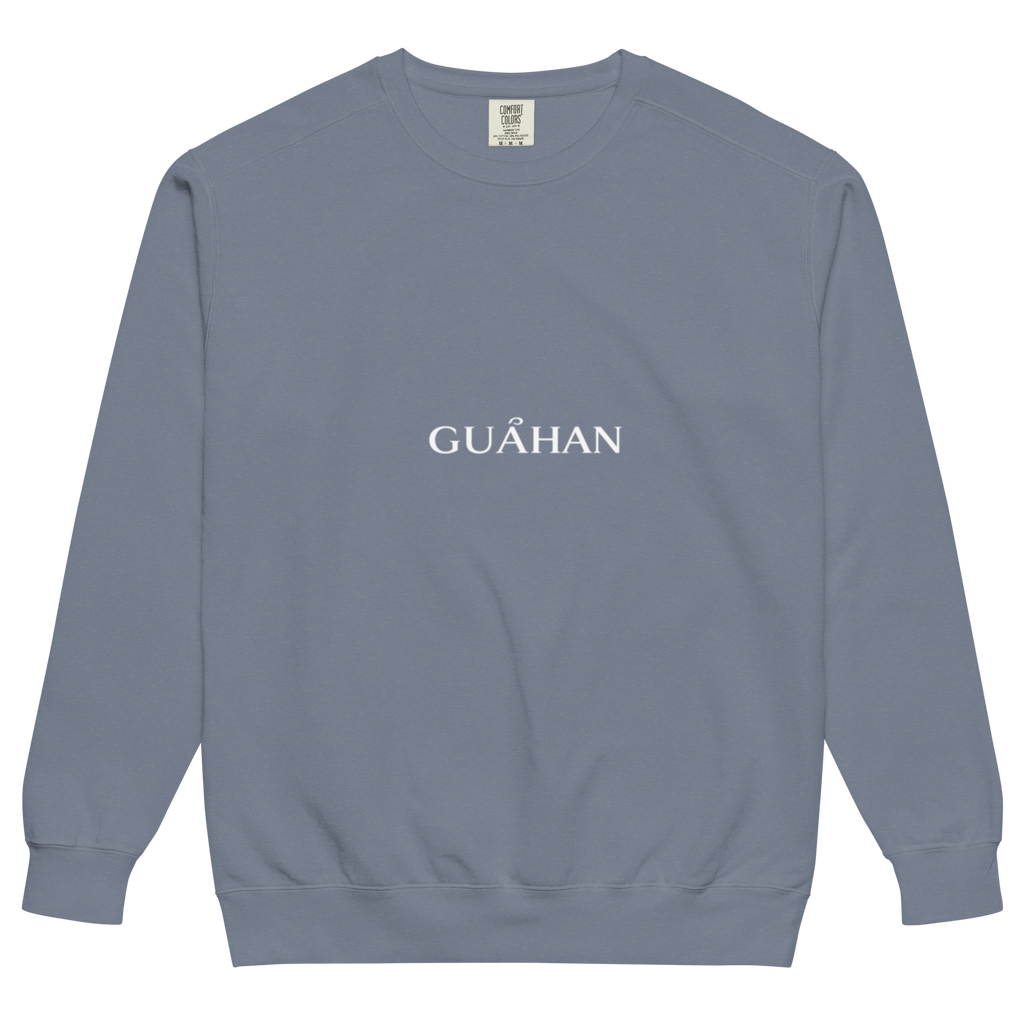 "Guahan" garment-dyed sweatshirt