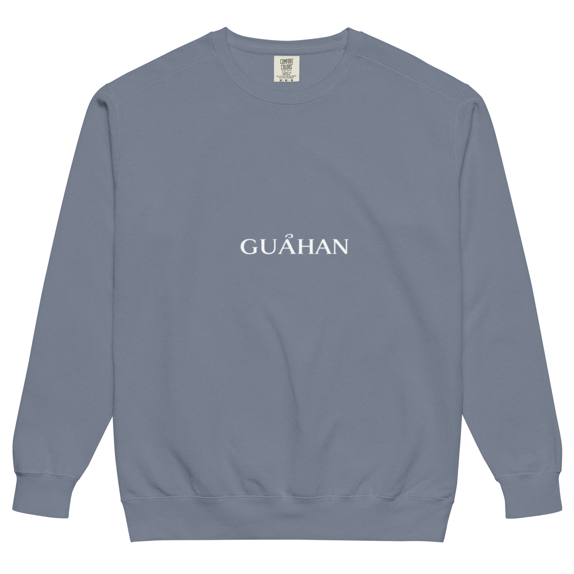 "Guahan" garment-dyed sweatshirt