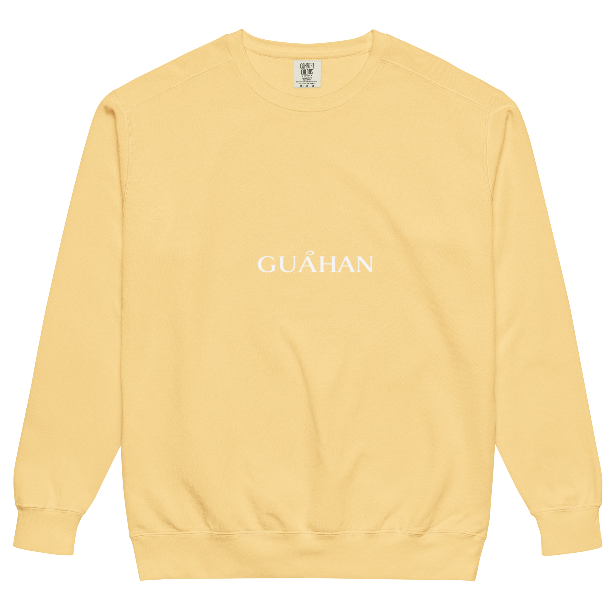 "Guahan" garment-dyed sweatshirt